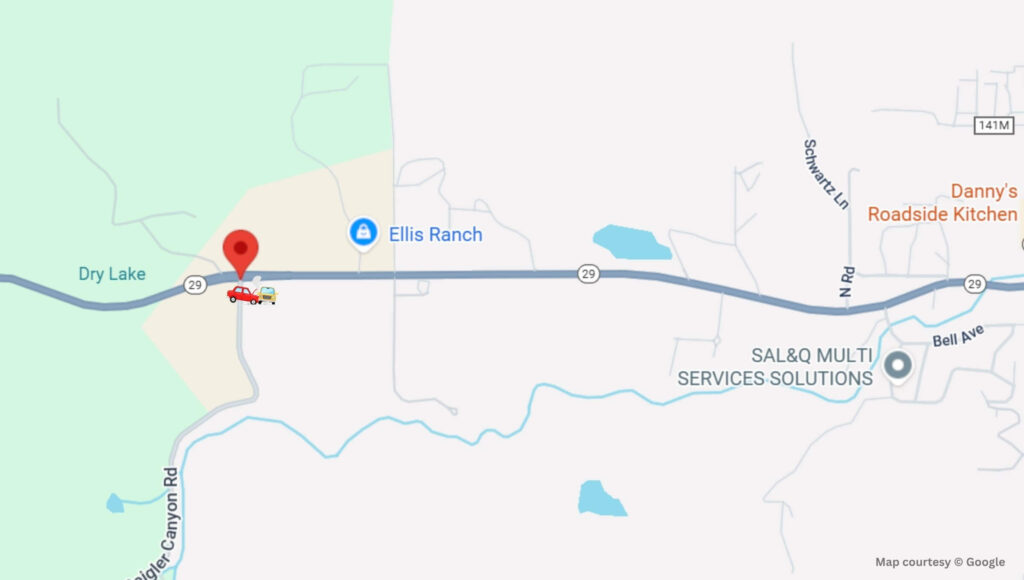 Kelseyville, CA - One Injured in Crash on SR-29