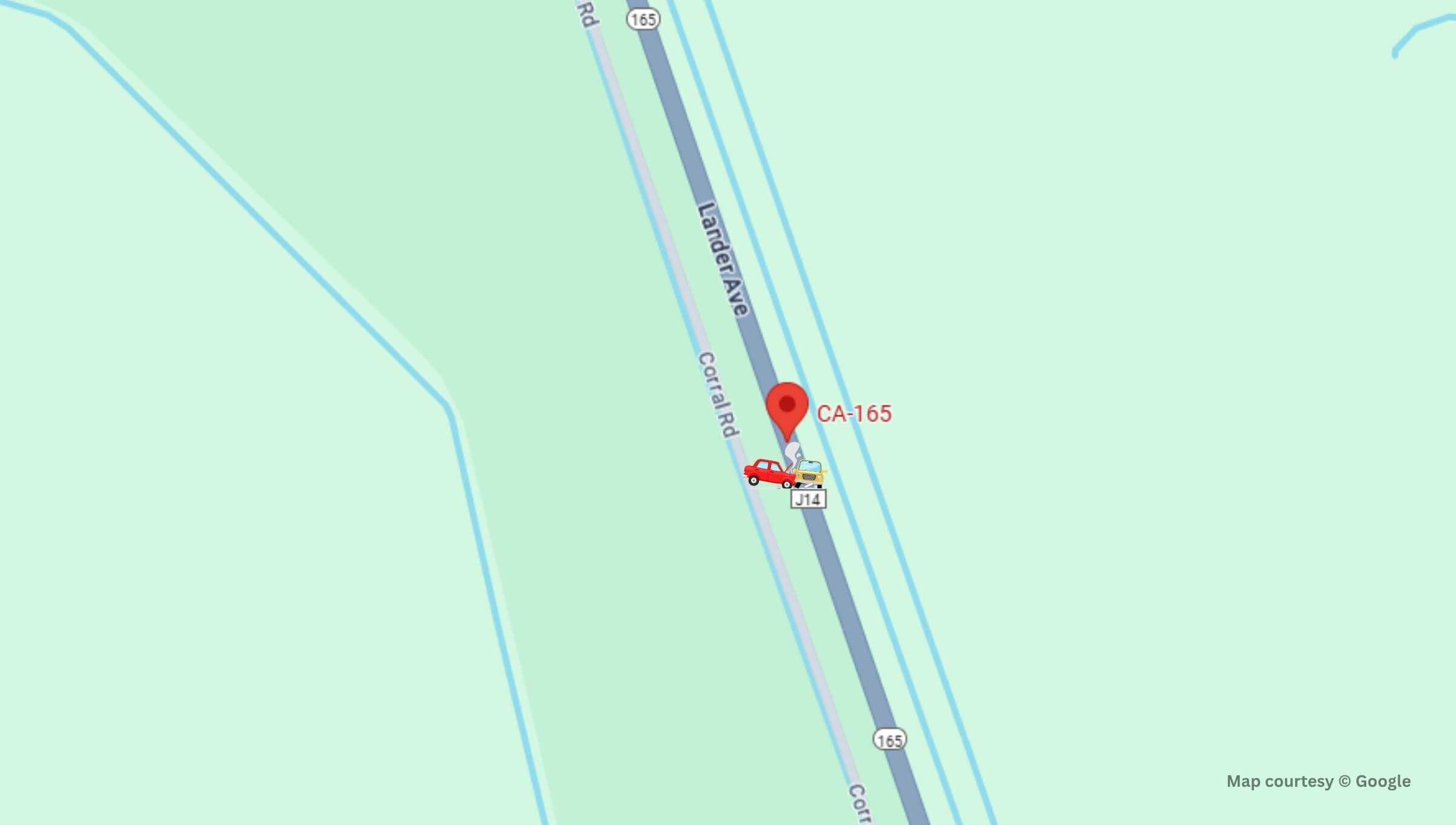 Los Banos, CA - Injuries in Two-Vehicle Crash on Hwy 165