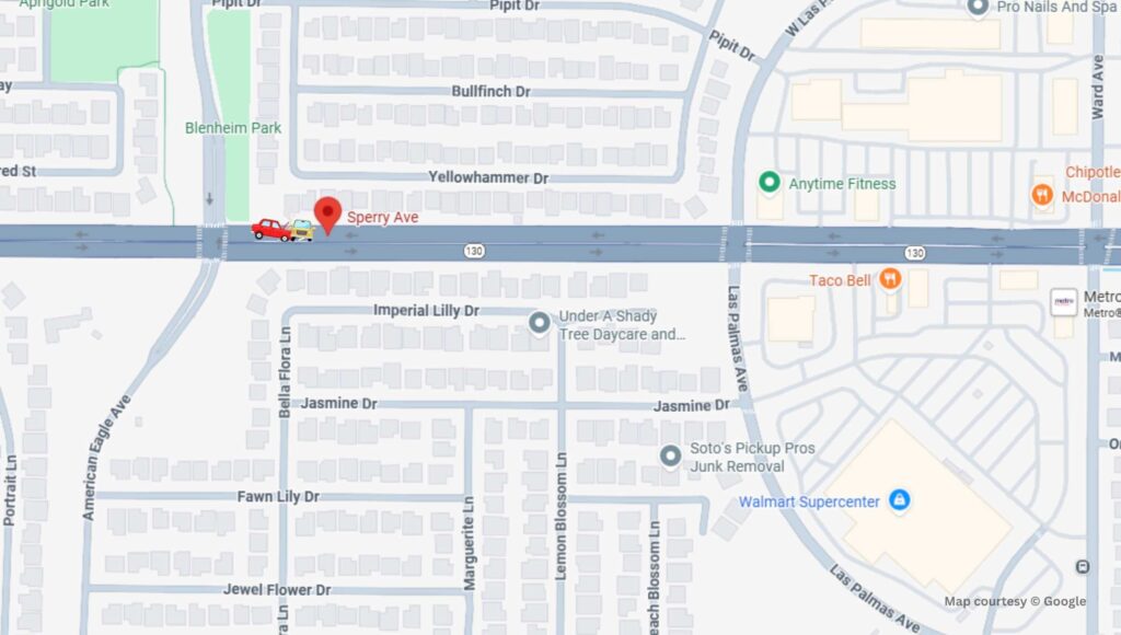 Patterson, CA - One Injured in Multi-Vehicle I-5 Sperry Ave Crash