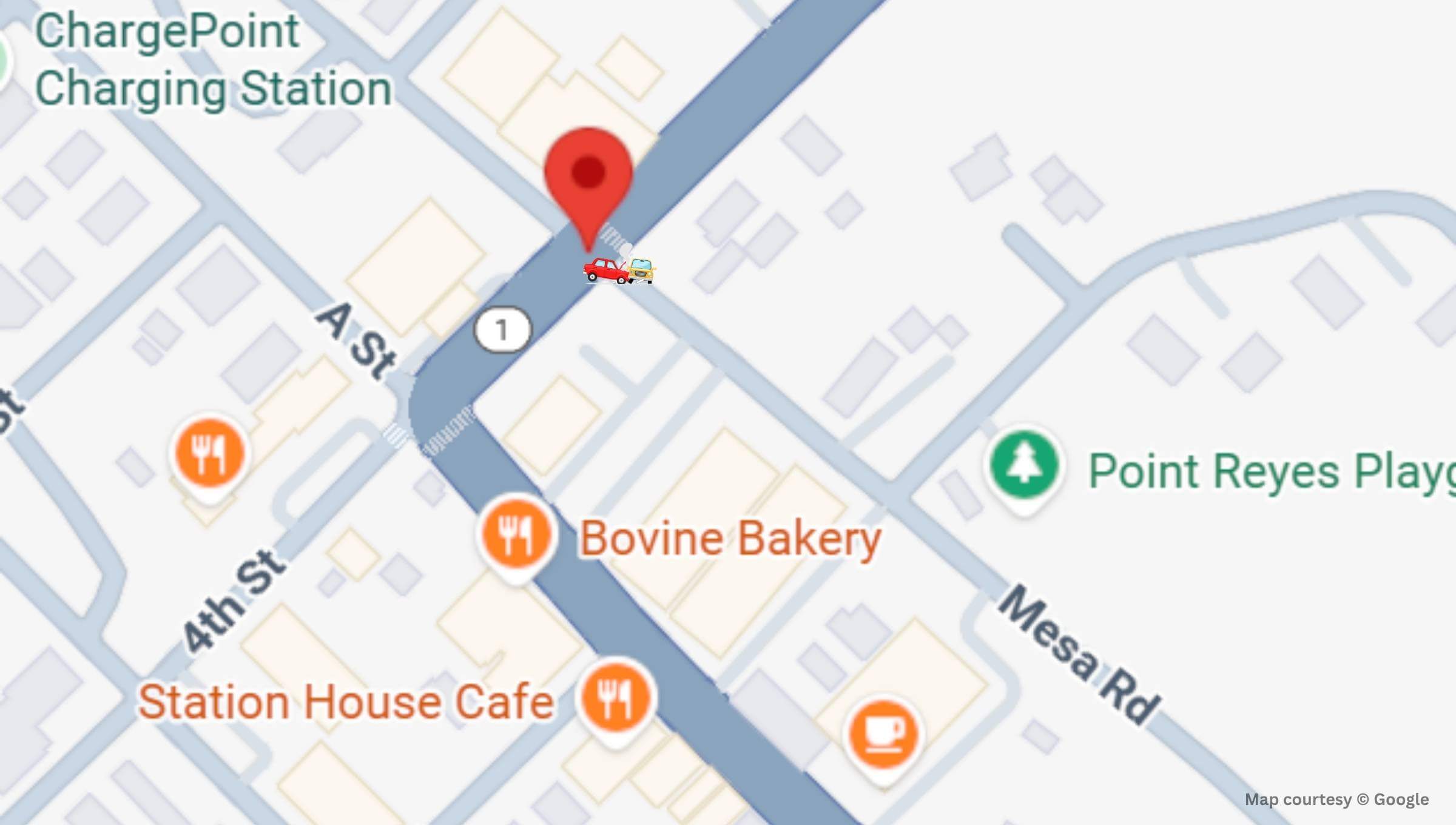 Point Reyes Station - Multiple Injured in Three-Vehicle Crash on Shoreline Hwy