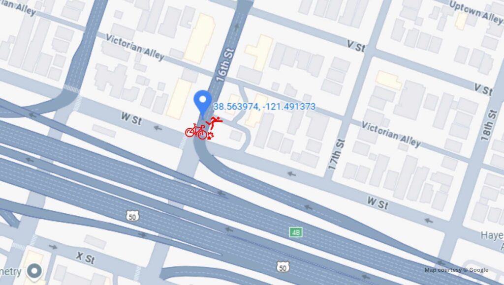 Sacramento, CA - Bicyclist Injured in US-50 & 16th St Crash