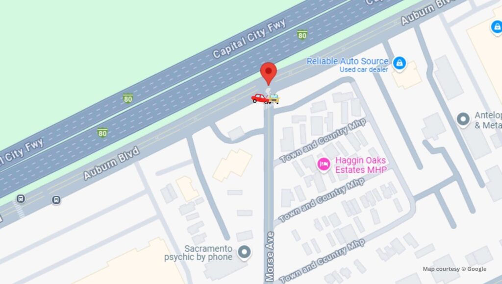 Sacramento, CA - Injuries in Auburn Blvd and Morse Ave Crash