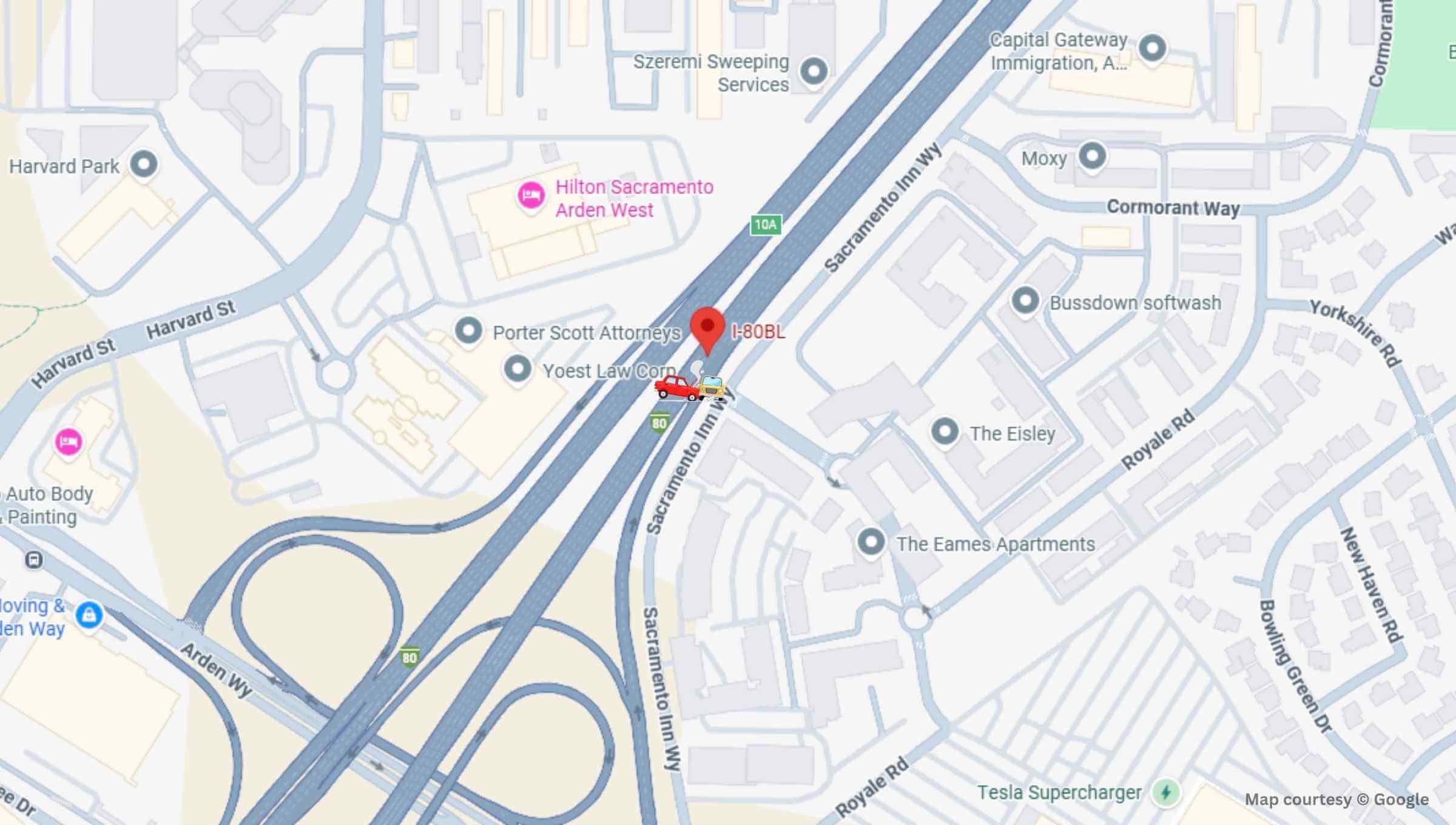 Sacramento, CA - Major Big Rig Crash on Capital City Freeway