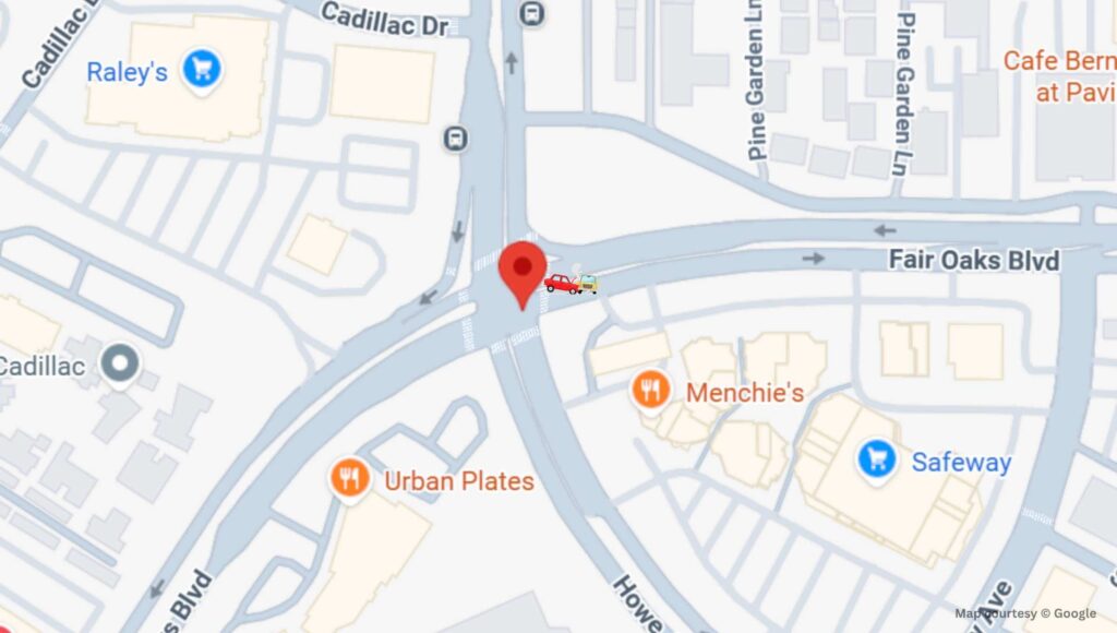 Sacramento, CA - Multiple Injured in Four-Vehicle Crash on Howe Ave