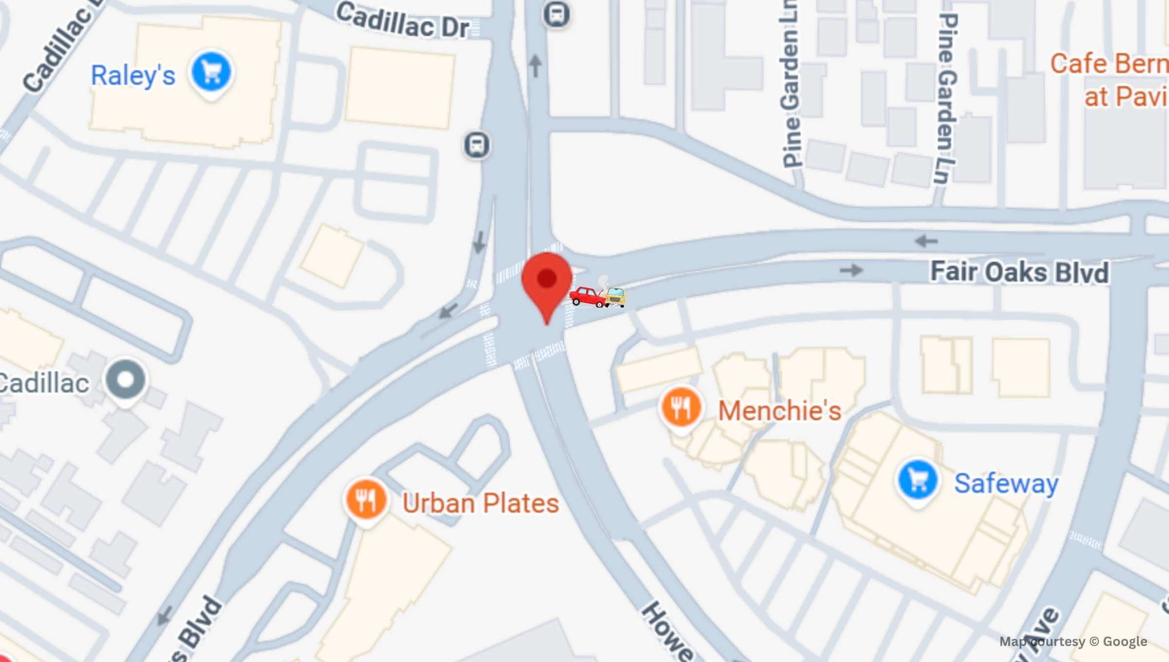 Sacramento, CA - Multiple Injured in Four-Vehicle Crash on Howe Ave