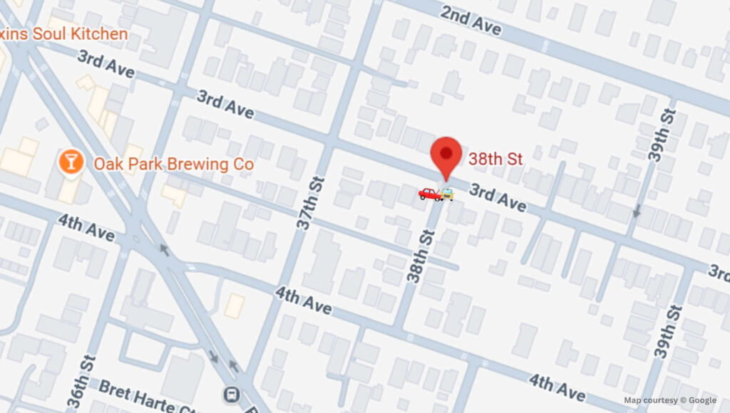 Sacramento, CA - One Injured in Crash at 38th & P Streets