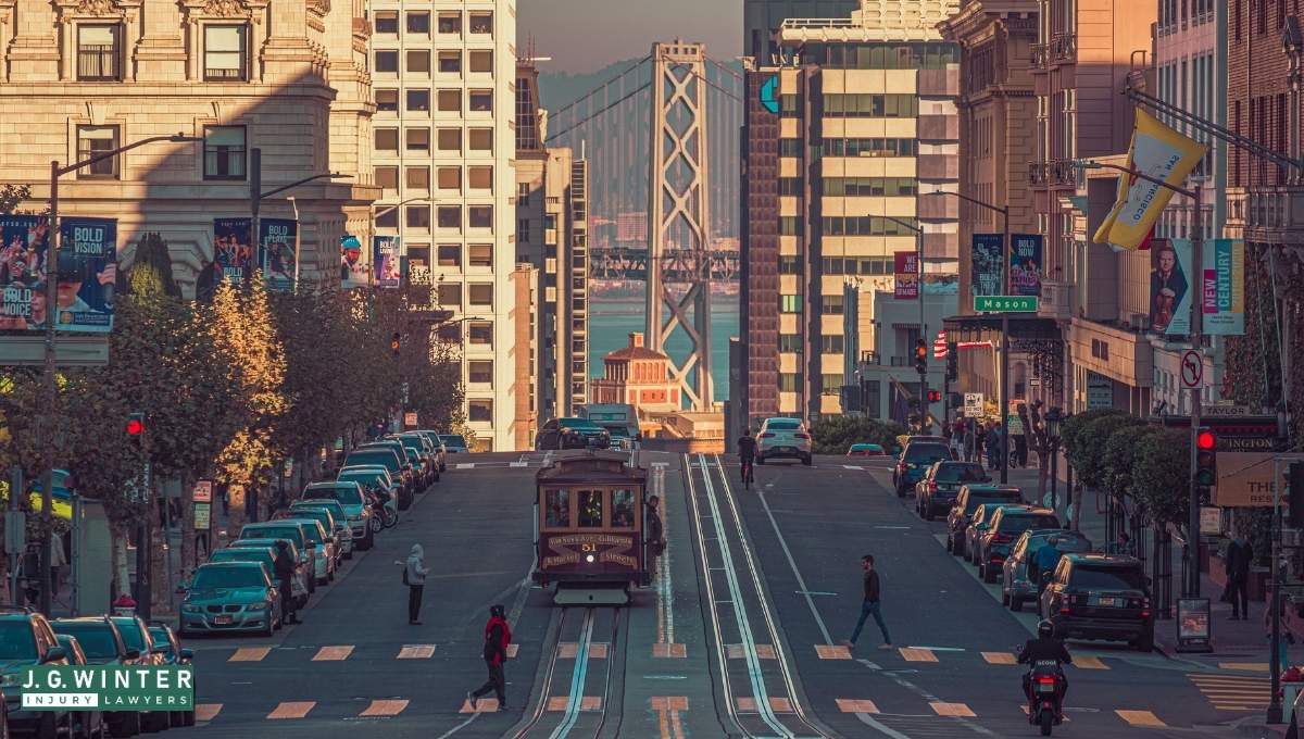 San Francisco, CA - Two Injured in Pursuit Crash in Financial District