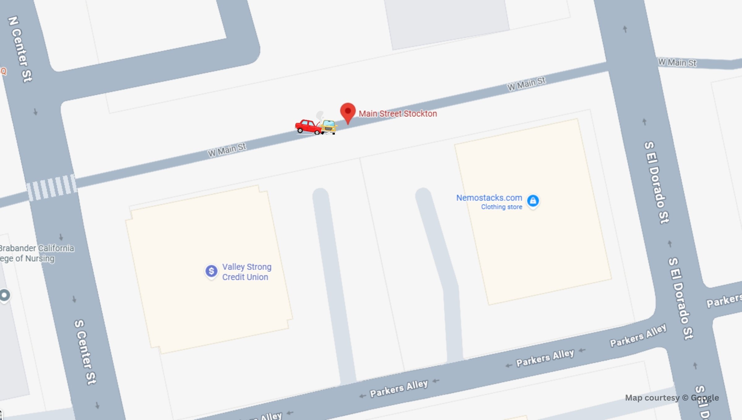 Stockton, CA - One Injured in Two-Vehicle Crash on SR-99