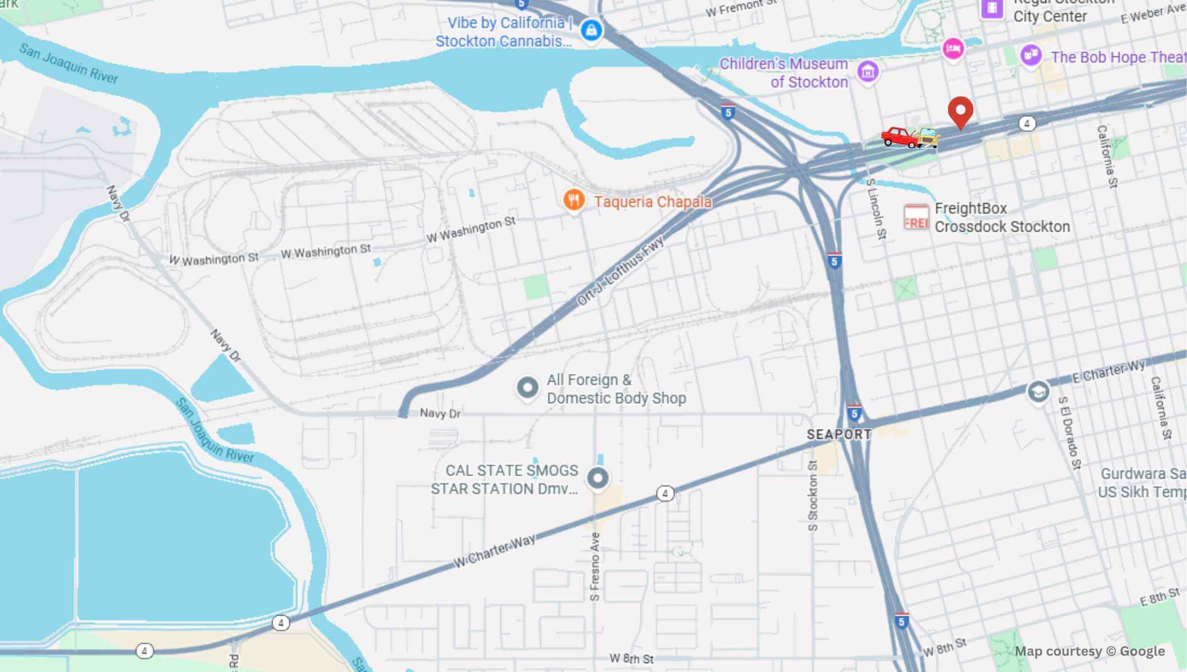 Stockton, CA - Possible Major Injuries in Big Rig Crash on Hwy 4