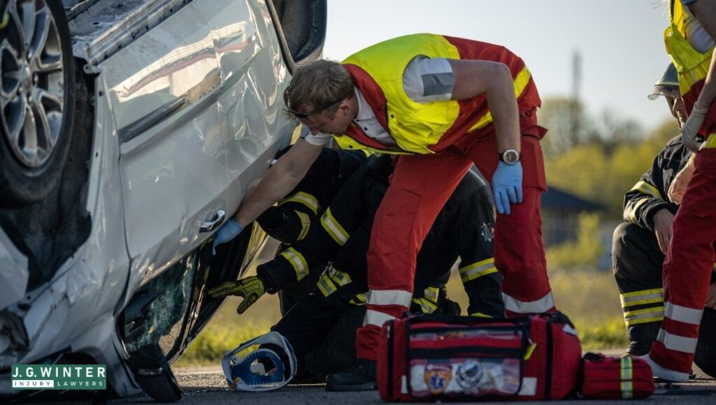 Williams, CA - Two Injured in Rollover Crash on I-5