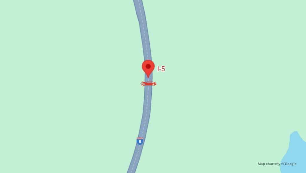 Yolo County, CA - Minor Injuries Reported in I-5 Solo Crash