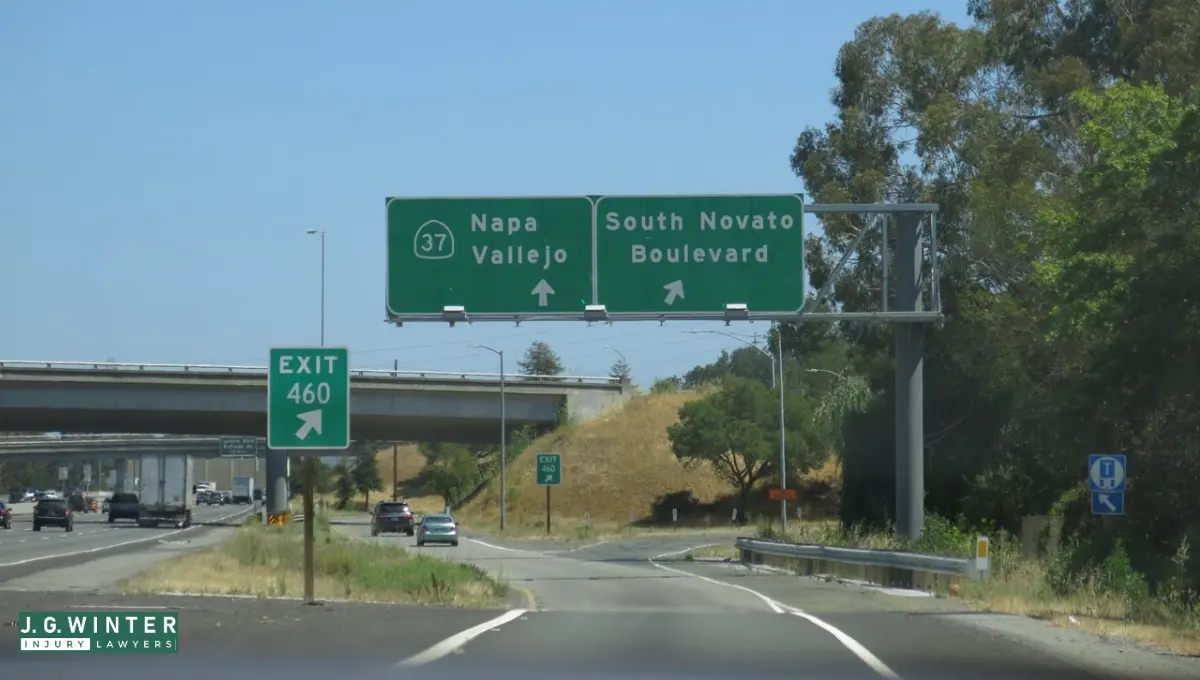 Napa County, CA – Accident with Injuries on CA-37 EB West of CA-121