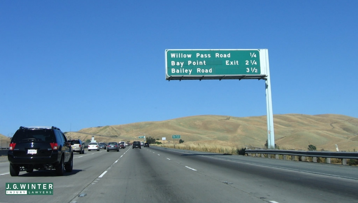 Concord, CA - Injury in Two-Vehicle Crash on Highway 4