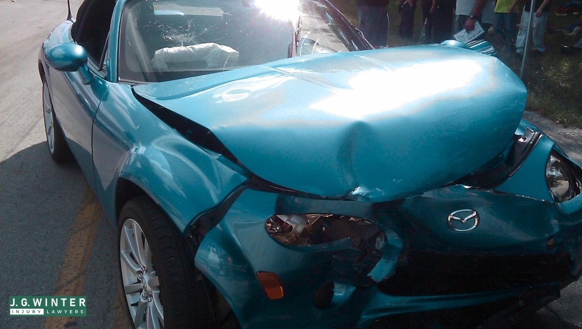 Hayward, CA - One Injured in Two-Vehicle Crash on NB I-880