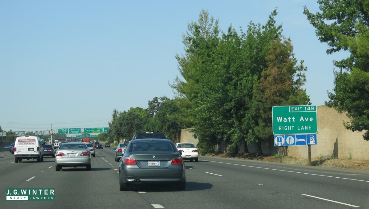 North Sacramento, CA - Injuries in Multi-Vehicle Crash on I-80