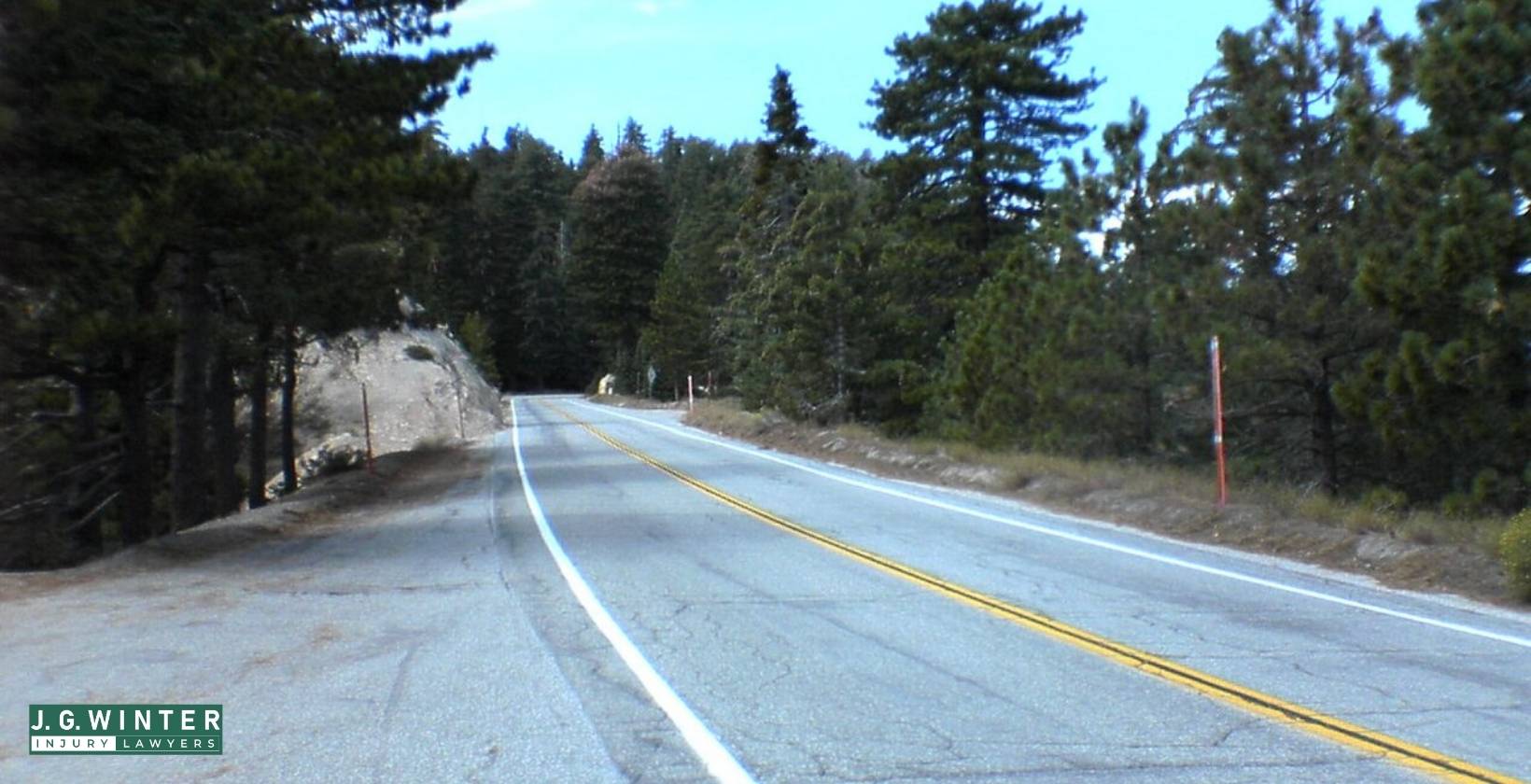 Altadena, CA - Car Plunges Off Angeles Crest Highway in Altadena Sunday Evening; Two Hospitalized