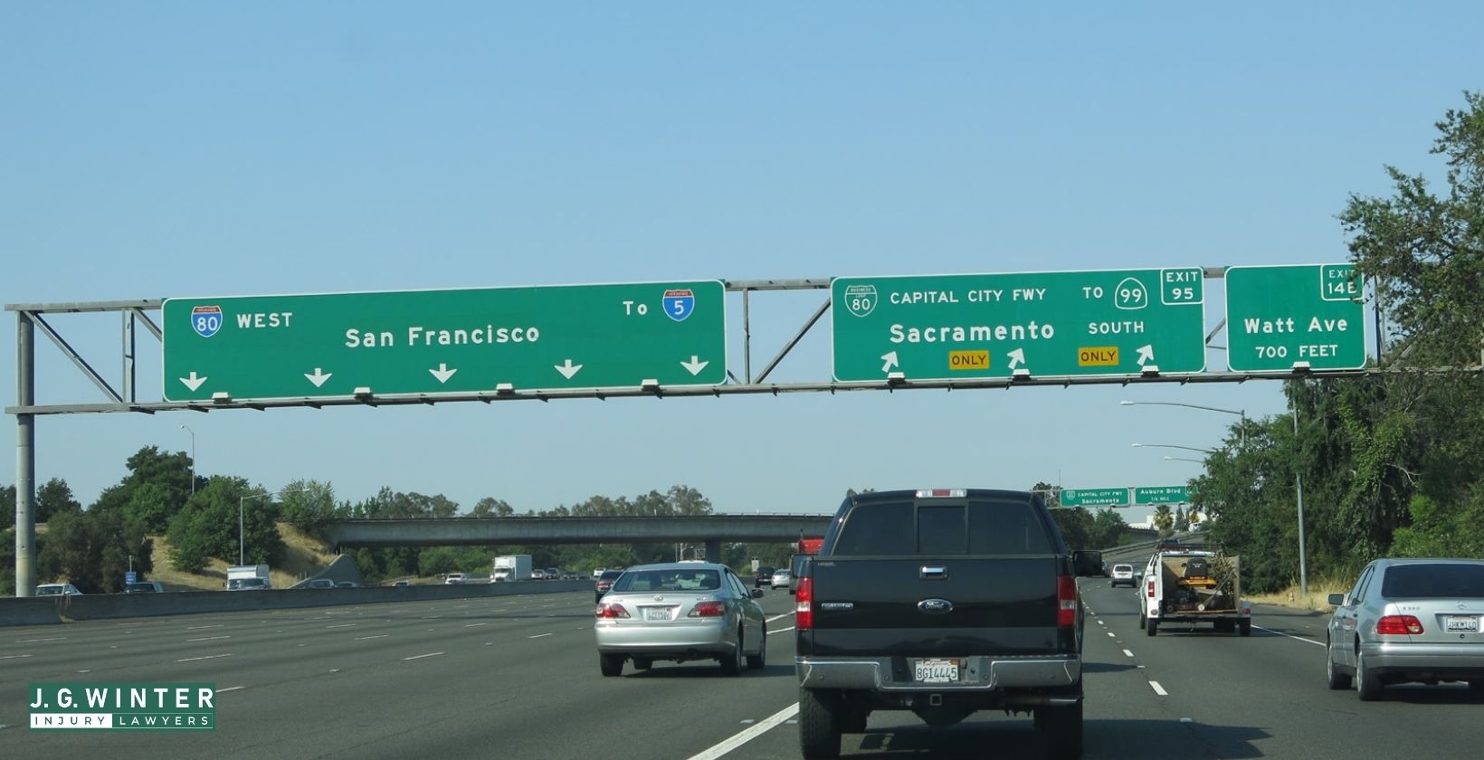 Sacramento, CA - Two-Vehicle Crash on Business 80 Near Exposition Boulevard Injures Woman