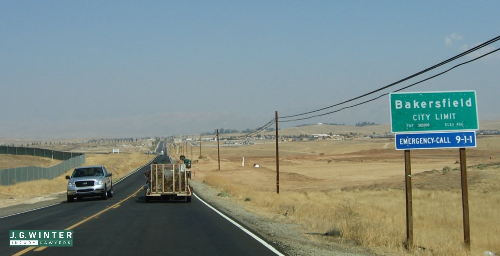 Bakersfield, CA - Pedestrian Injured in Traffic Collision on SR-184 Near Wharton Avenue
