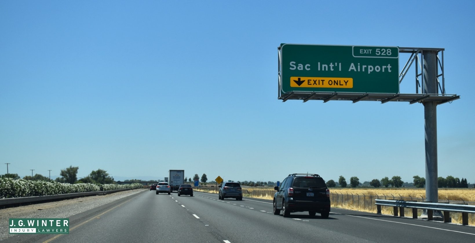 Sacramento, CA - One Dead, One Injured in Fiery I-5 Crash Near Sutterville Road