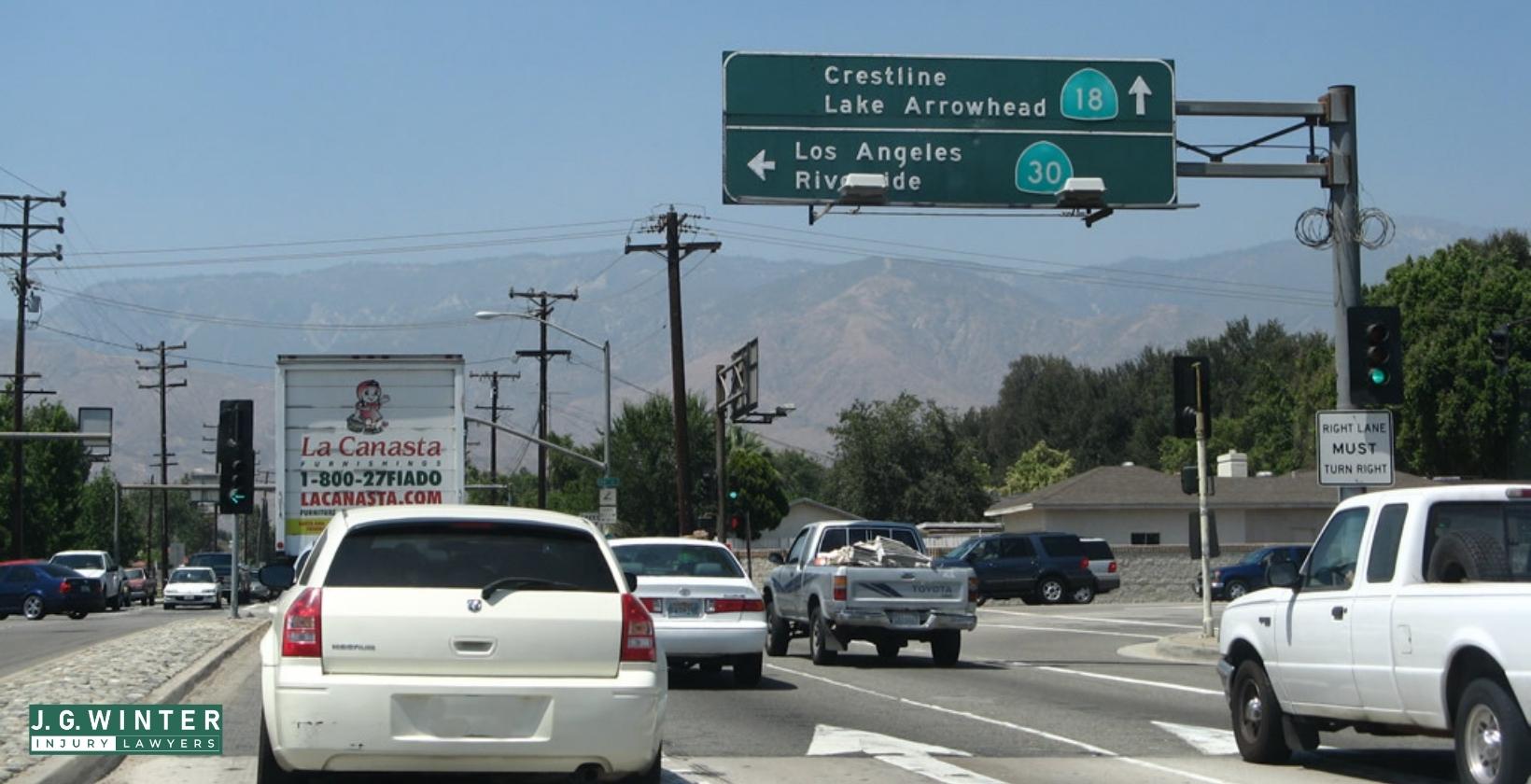 Phelan, CA - One Dead in Head-On Semi-Truck Collision on State Route 18 Yesterday