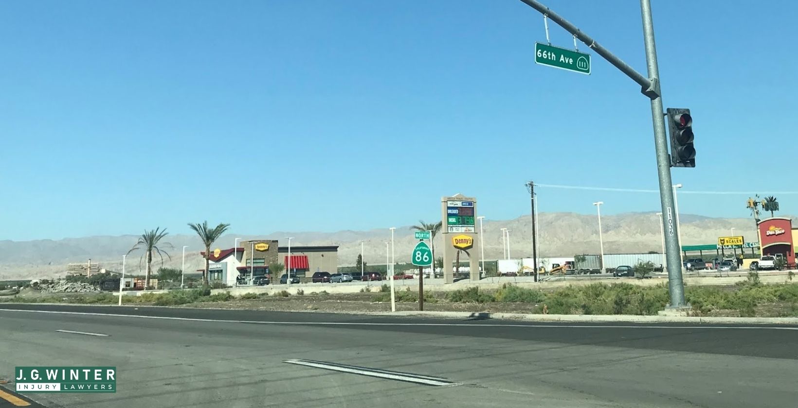 Coachella, CA - Semi-Truck Crash on Highway 86 Sends One to Hospital
