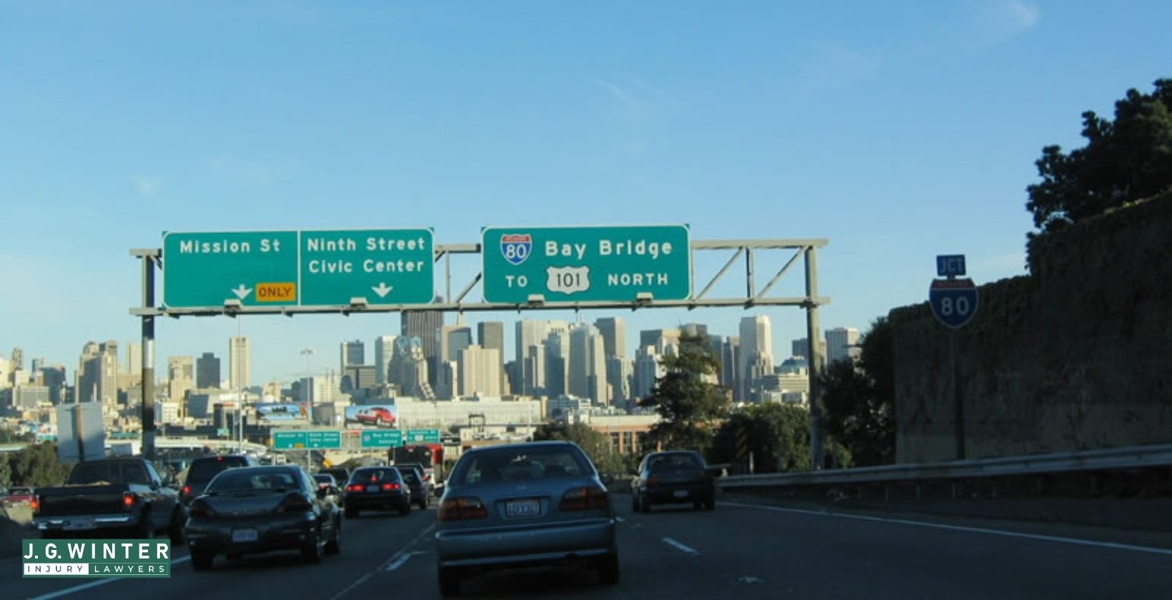 Oakland, CA - Motorcyclist Killed in Four-Vehicle Crash on I-80 Near Powell Street