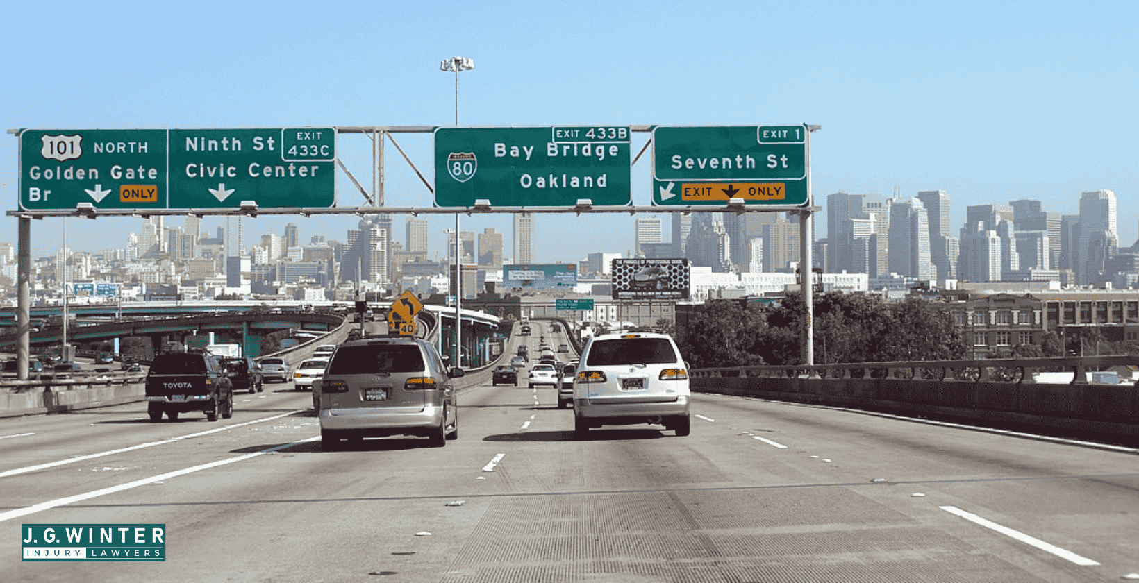 Pinole, CA – Minor Injuries Reported in Multi-Vehicle Collision on Eastbound Interstate 80