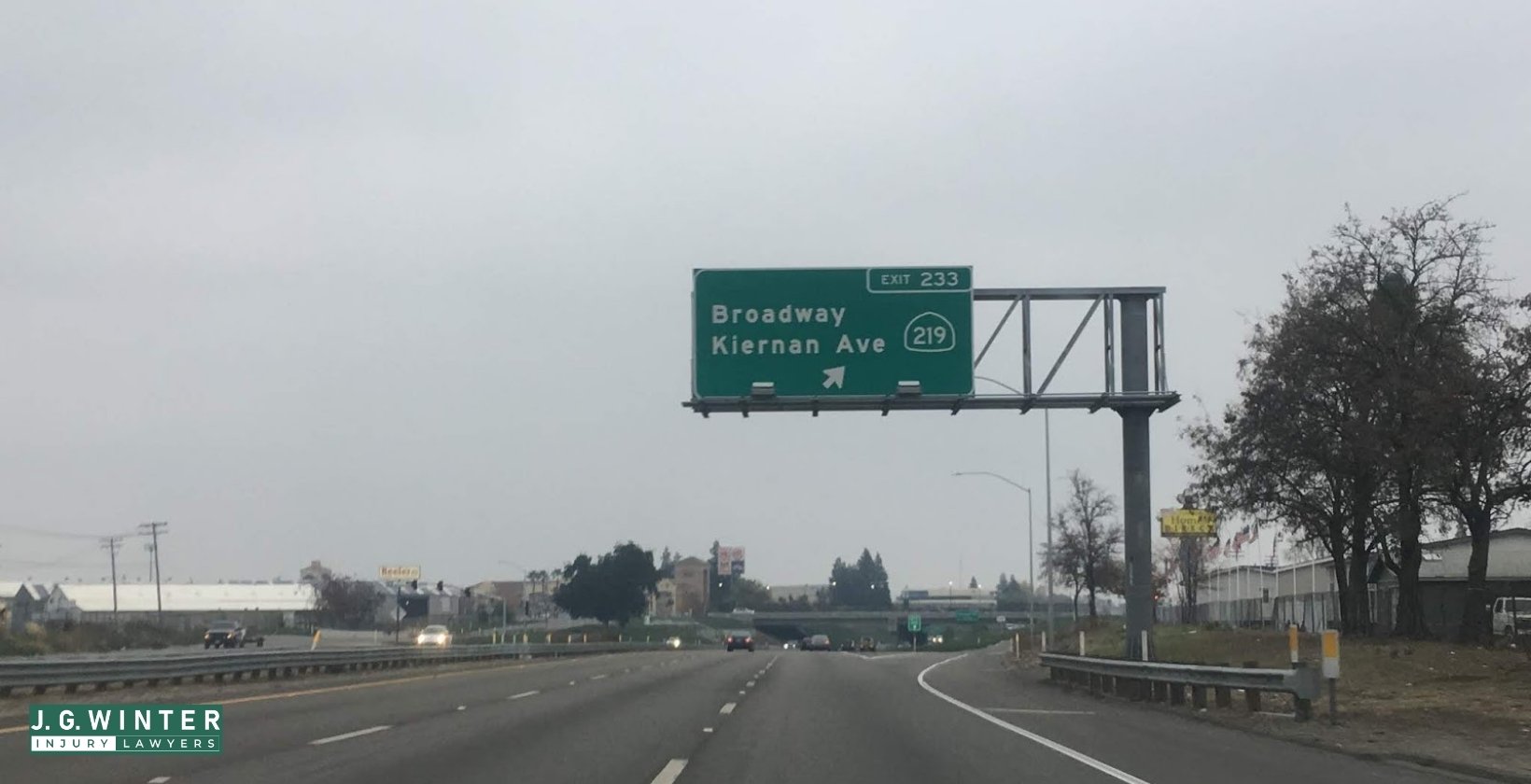 San Jose, CA - Minor Injury Collision on SR-99 Near Pelandale Avenue Involving Two Vehicles