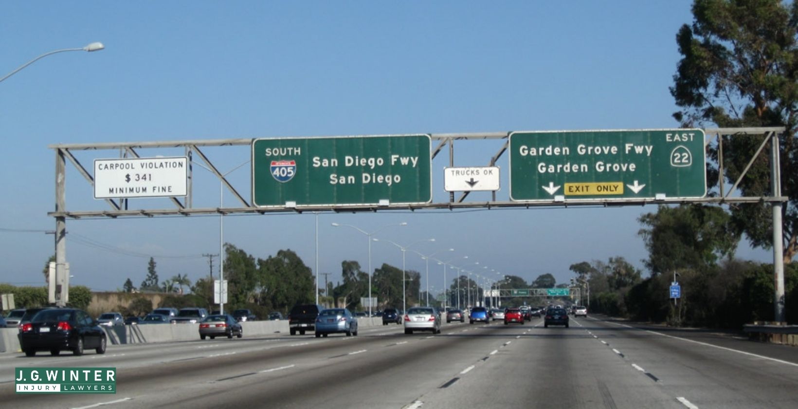 Irvine, CA - Driver Killed in Solo Vehicle Crash on SB I-405 Near Laguna Canyon Road