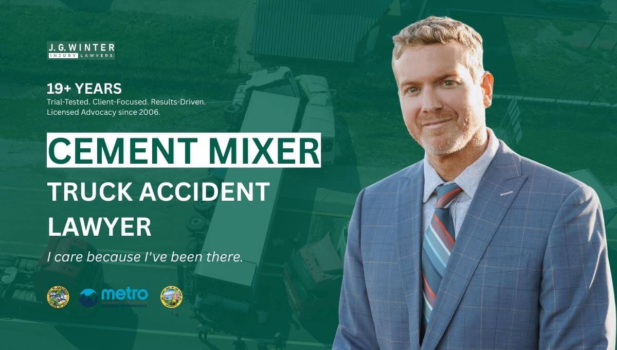 Sacramento Cement Mixer Truck Accident Lawyer - Law Offices of J.G. Winter