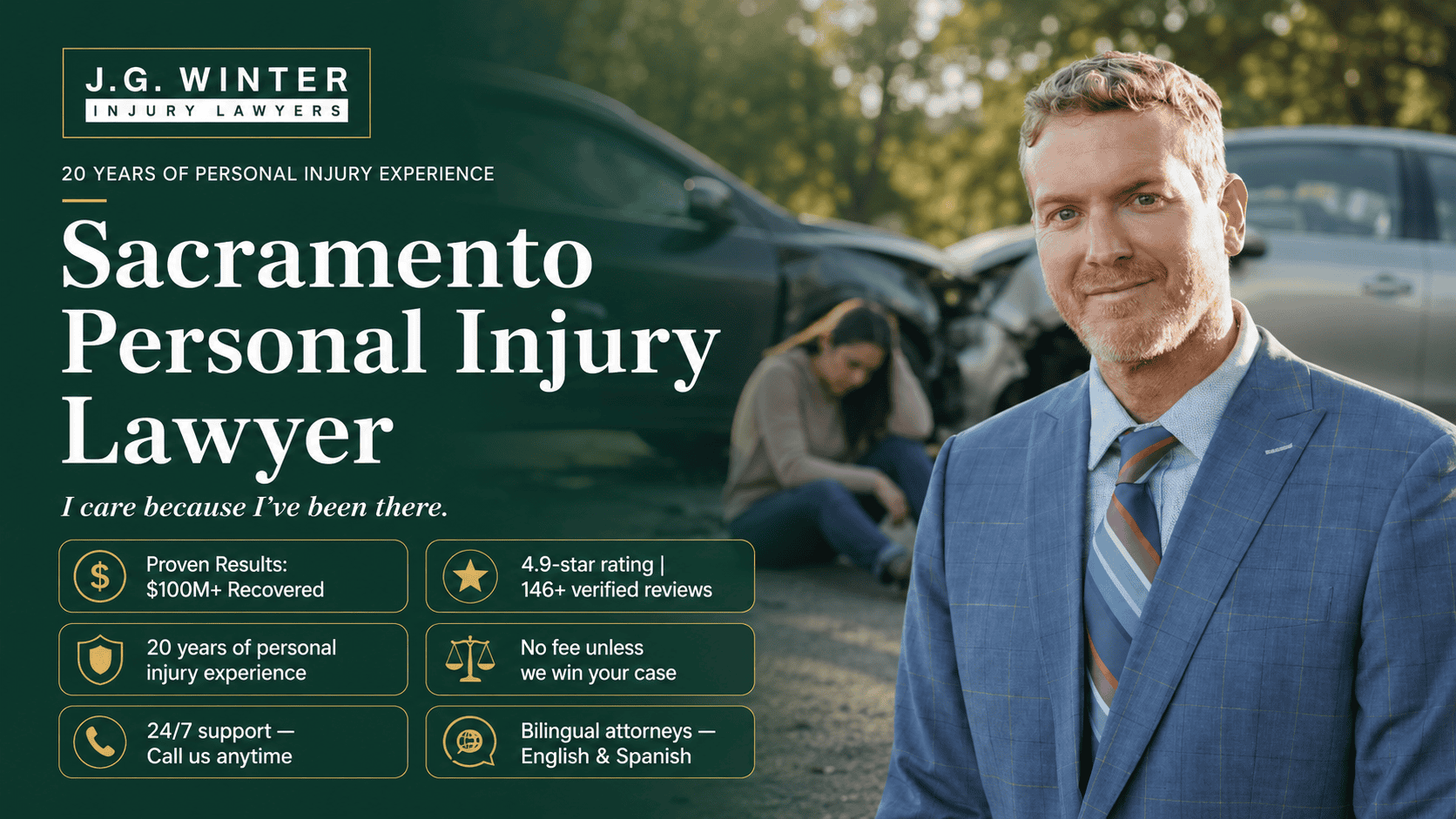 sacramento personal injury lawyer - law offices of j.g. winter law.