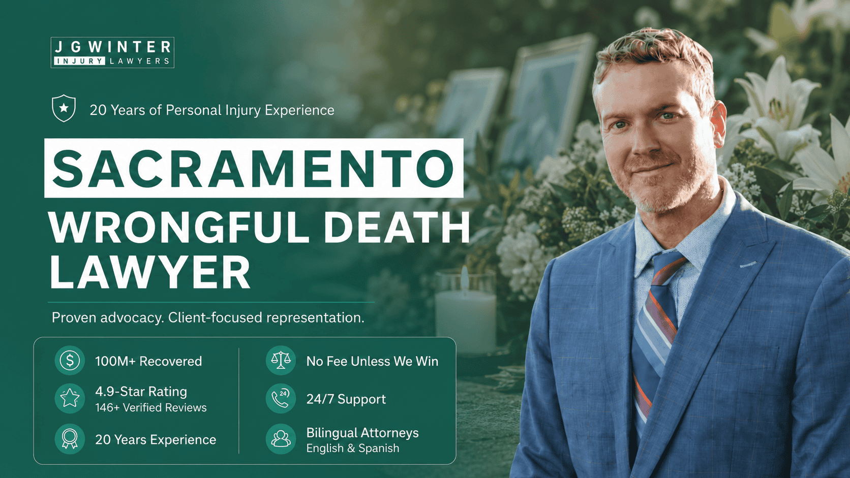 law offices of j.g. winter: sacramento wrongful death lawyer