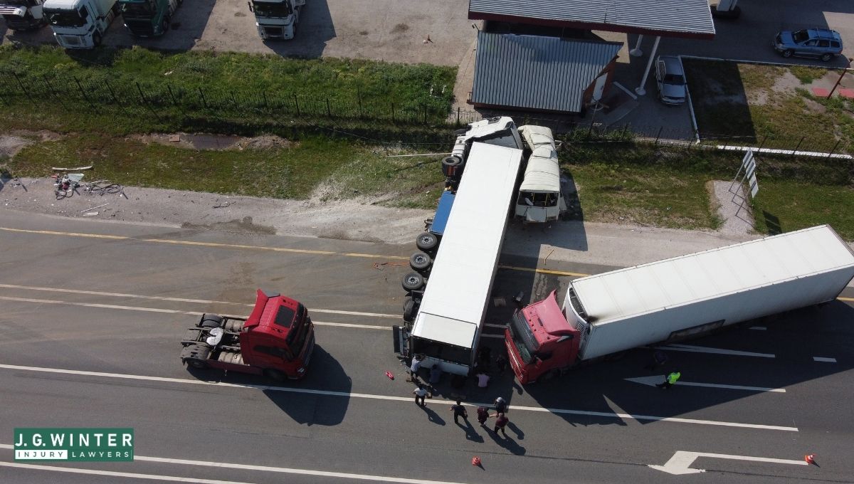 I-80 box truck accident