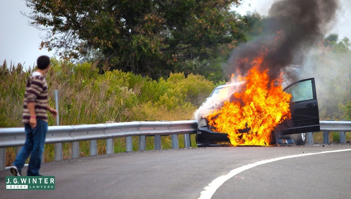 Sacramento County, CA - One Dead After Vehicle Catches Fire on Garden Highway