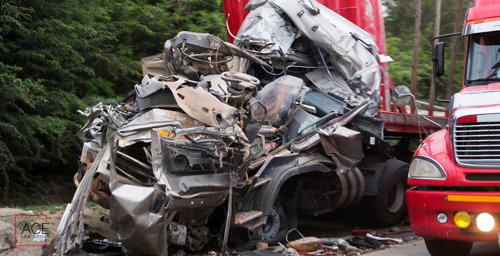 Modesto, CA - Sedan and Tractor-Trailer Collide on Northbound I-5 in Stanislaus County, One Airlifted to Hospital