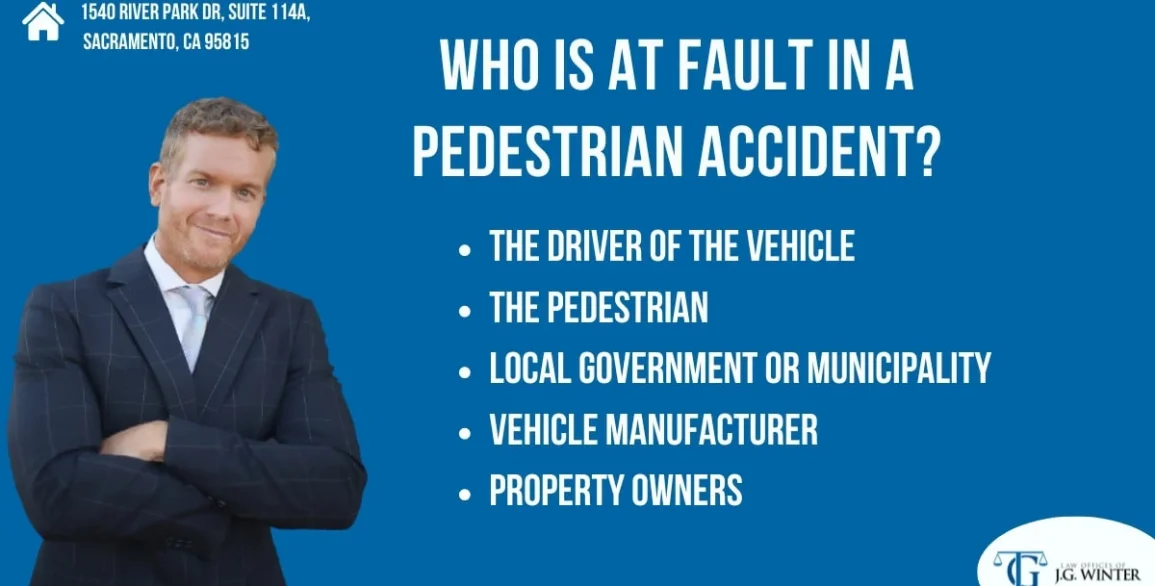 Who is at fault in pedestrian accident